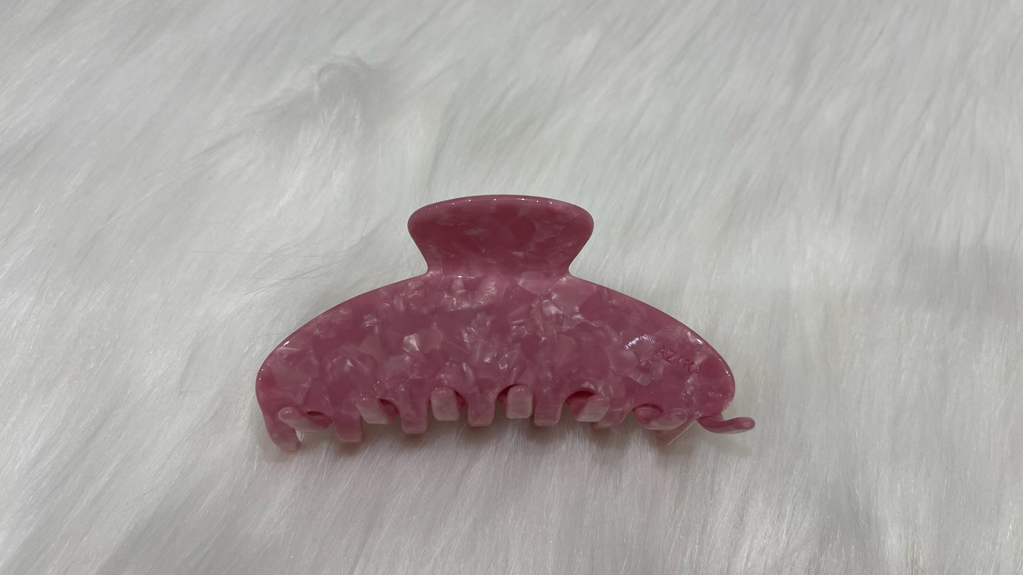 Rose Quartz Claw Clip