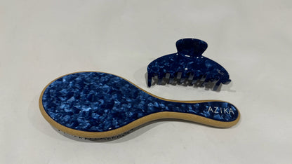 Personalized Round Brush + Clip Set