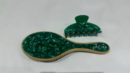 Personalized Round Brush + Clip Set