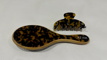 Personalized Round Brush + Clip Set