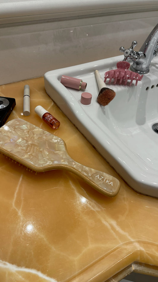 Pure Bamboo Paddle Brush